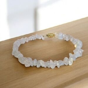 Faux Opalite Stone Cooper Magnetic Bracelet